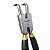 Alicate Para Anel Trava Externo Curvo 4.1/2" Polegada VONDER - Imagem 2
