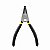 Alicate Aneis Extrator Externo Bico Curvo 7" Polegada EDA - Imagem 1