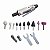 Kit Micro Retificadeira a Ar 1/4" com Pontas Montadas NACAR - Imagem 1