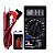 Multimetro Digital Display LCD Bateria Ponta de Prova WORKER - Imagem 1
