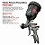 Pistola Pintura Pneumatica 600ml Bico 1,5mm HVMP PRO-533 PDR - Imagem 2
