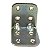 Placa de Junção Reforço Dobrada 8 Furos 30 X 30 X 2mm em Aço - Imagem 4