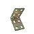 Placa Cantoneira de Junção Reforço Dobrada 30 x 40mm em Aço - Imagem 6