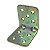 Placa Chapa Cantoneira de Junção 40 X 45 x 2,5mm Reforçada - Imagem 1