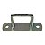 Suporte Rentangular 20x65mm Aço Galv. Multiuso Minubras - Imagem 1