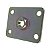 Placa com Porca Fixa 10mm Aço Galvanizado 50X60X3mm Minubras - Imagem 4