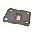 Placa com Porca Fixa 10mm Aço Galvanizado 50X60X3mm Minubras - Imagem 1
