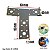 Placa de Junção T Aço Galvanizado 40X95X150X2,5mm Minubras - Imagem 2