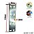 Placa Chapa de Junção Retangular 30x120mm Aço Galv. MINUBRAS - Imagem 2