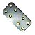 Placa de Junção União Reforço Reta 30X60X2mm Aço Minubras - Imagem 1