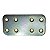 Placa de Junção União Reforço Reta 30X60X2mm Aço Minubras - Imagem 4