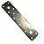 Placa Junção Suporte Reta 40X180 x 2,5mm Aço Galv. Minubras - Imagem 1
