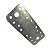 Chapa Placa Junção Reforço 55X130x2,5mm Aço Galv.Minubras - Imagem 1