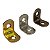 Cantoneira em L 20 x 20 x 15mm com 2 Furos Reforço de Moveis - Imagem 1