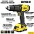 Parafusadeira e Furadeira de Impacto 1/2 20V + 2BAT 1,5A SCD711C2K-BR STANLEY - Imagem 5