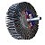 Roda Lixa com Haste Micro Retifica 75mm x 25mm DISFLEX - Imagem 7