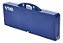 Mesa Dobrável de Alumínio Azul Com 4 Banquetas Para Camping Vira Maleta - Imagem 8