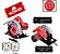 Serra Circular Worker 1300w 220v Disco 185mm Madeira Marcenaria - Imagem 6