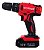 Parafusadeira Furadeira Impacto Bateria 18v Worker Pfw 118i Vermelho 127/220v 50 Hz / 60 Hz - Imagem 3