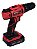 Parafusadeira Furadeira Impacto Bateria 18v Worker Pfw 118i Vermelho 127/220v 50 Hz / 60 Hz - Imagem 4