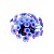 Enfeite de Silicone Soma Coral Alveopora Azul 04 - Imagem 1