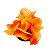 Enfeite de Silicone Soma Coral Mushroom Spotted Vermelho 02 - Imagem 1