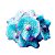 Enfeite de Silicone Soma Coral Ricordea Spotted Azul - Imagem 1