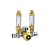Regulador de CO2 Soma Tool - 1 Manometro+ 2 Conta Bolhas (dourado) - Imagem 1