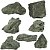 Rocha Soma Microsfera Seiryu Rock Gd (25-35CM) Granel 1KG - Imagem 1