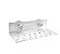 Suporte de acrílico Soma com Ventosa de pressão (24X12X6CM) 23 Furos - Imagem 1