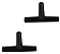 MAXXI CONECTOR T MANGUEIRA PRETO C/ 2UNID A-2CP - Imagem 1
