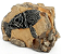 NOMOYPET NS-122 CAVERNA C/ FOSSIL PEIXE 17X11X12 - Imagem 1