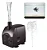Bomba Submersa Jebo AP1900 1.100 L/h 28W para Aquário 110V - Imagem 2