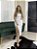 Vestido Tubo Fenda Branco - Imagem 3