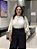 Conjunto Casaco e Regata Tricot Off White - Imagem 2