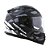 Capacete Norisk FF302 Soul Destroyer Matte Black/White - Imagem 1