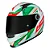 Capacete LS2 FF358 Classic Draze Branco/Verde - Imagem 4