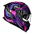 Capacete Norisk Strada II Fusion Roxo/Rosa - Imagem 1