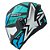 Capacete Peels Spike II 1ST Preto/Azul - Imagem 14
