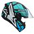Capacete Peels Spike II 1ST Preto/Azul - Imagem 8