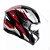 Capacete Peels Spike II BSN Preto/Vermelho - Imagem 6