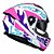 Capacete LS2 FF808 Stream ll Race White/Purple - Imagem 3