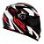 Capacete LS2 FF358 Draze Black/White/Red - Imagem 1