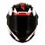 Capacete LS2 FF358 Draze Black/White/Red - Imagem 2