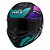 Capacete Peels Spike II 1ST Preto Fosco/Roxo - Imagem 2