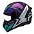 Capacete Peels Spike II 1ST Preto Fosco/Roxo - Imagem 3