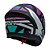 Capacete Peels Spike II 1ST Preto Fosco/Roxo - Imagem 4