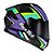 Capacete Race Tech Hit Draw Purple/Green - Imagem 1