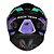 Capacete Race Tech Hit Draw Purple/Green - Imagem 3