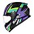 Capacete Race Tech Hit Draw Purple/Green - Imagem 4